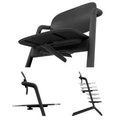 Cybex Meegroeistoelen * LEMO Kinderstoel Stunning Black Zwart