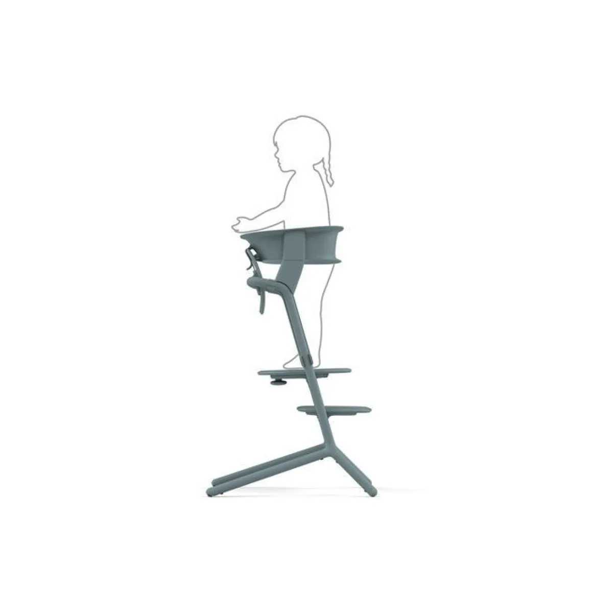 Cybex Meegroeistoelen * LEMO Training Tower Stone Blue Blauw