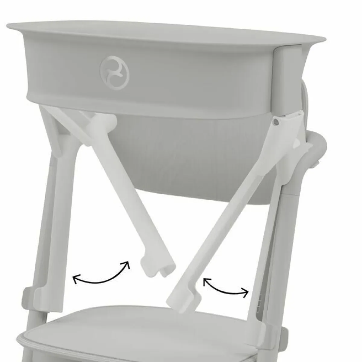 Cybex Meegroeistoelen * LEMO Training Tower Suede Grey Grijs