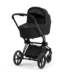 Cybex Combi Kinderwagens * Priam Kinderwagen Compleet Sepia Black - Matt Black Frame Zwart