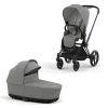 Cybex Combi Kinderwagens * Priam Kinderwagen Compleet Mirage Grey - Matt Black Frame