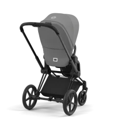 Cybex Combi Kinderwagens * Priam Kinderwagen Compleet Mirage Grey - Matt Black Frame