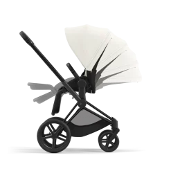 Cybex Combi Kinderwagens * Priam Kinderwagen Compleet Off White - Matt Black Frame
