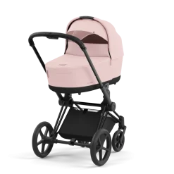 Cybex Combi Kinderwagens * Priam Kinderwagen Compleet Peach Pink - Matt Black Frame