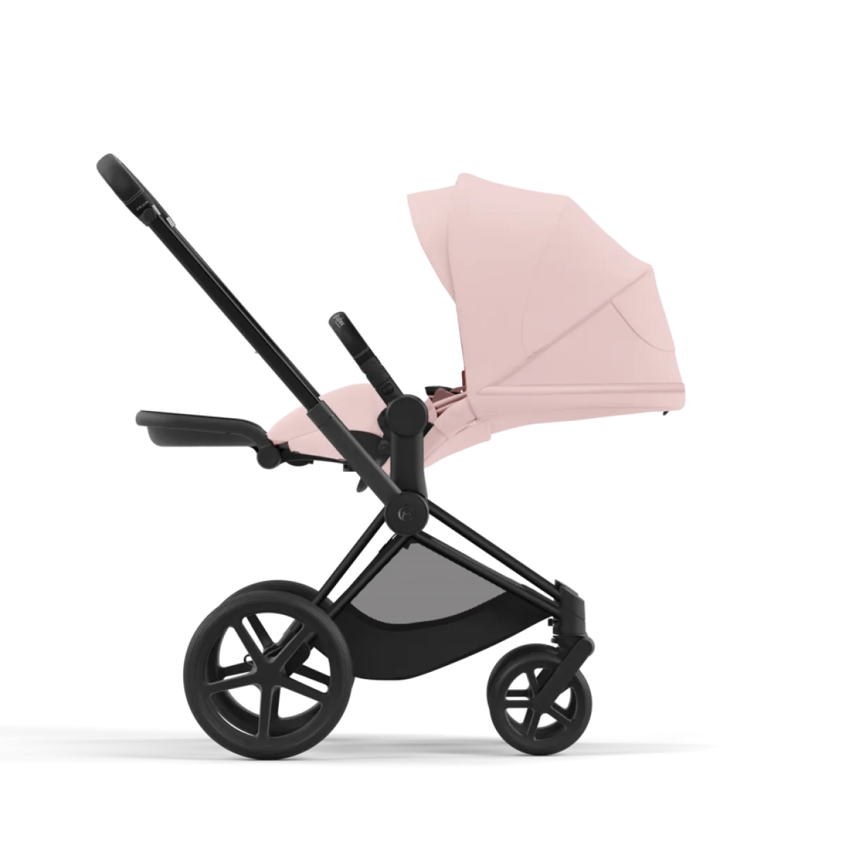 Cybex Combi Kinderwagens * Priam Kinderwagen Compleet Peach Pink - Matt Black Frame