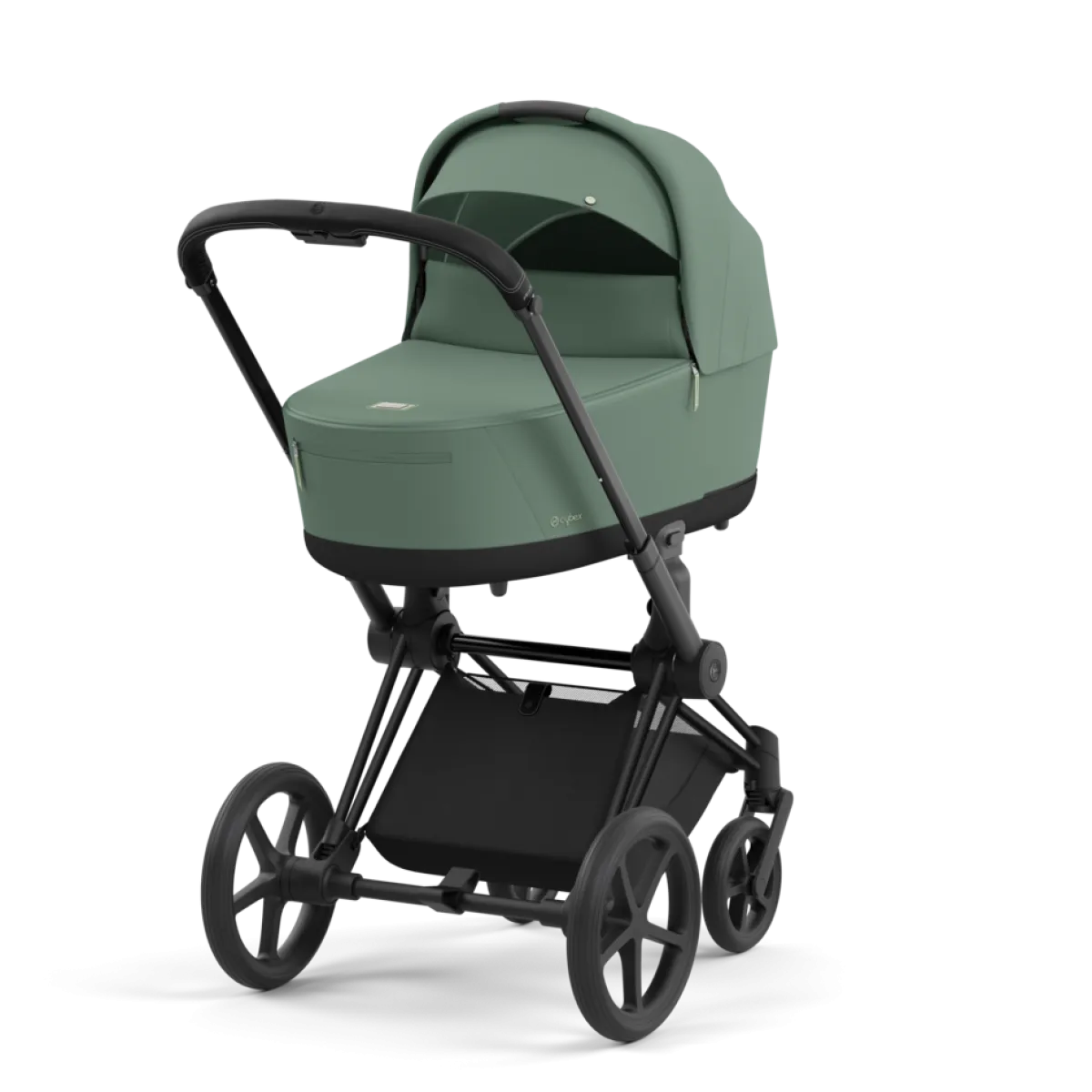 Cybex Combi Kinderwagens * Priam Kinderwagen Compleet Leaf Green - Matt Black Frame