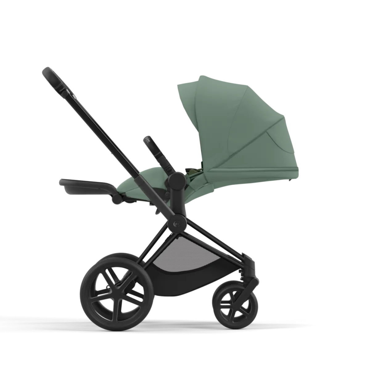 Cybex Combi Kinderwagens * Priam Kinderwagen Compleet Leaf Green - Matt Black Frame