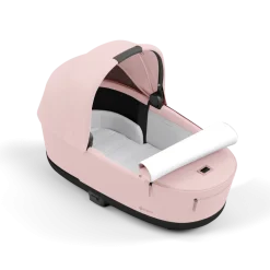 Cybex Combi Kinderwagens * Priam Kinderwagen Compleet Peach Pink - Chrome Brown Frame Roze
