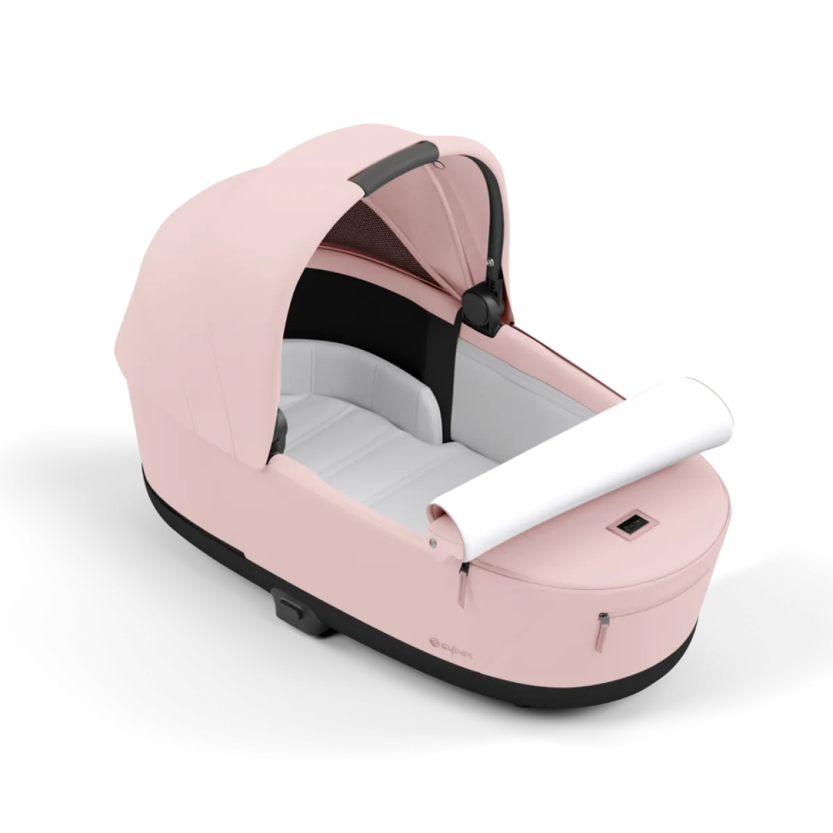Cybex Combi Kinderwagens * Priam Kinderwagen Compleet Peach Pink - Chrome Brown Frame Roze