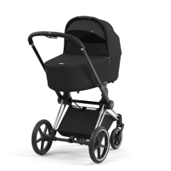 Cybex Combi Kinderwagens * Priam Kinderwagen Compleet Sepia Black - Chrome Black Frame Zwart