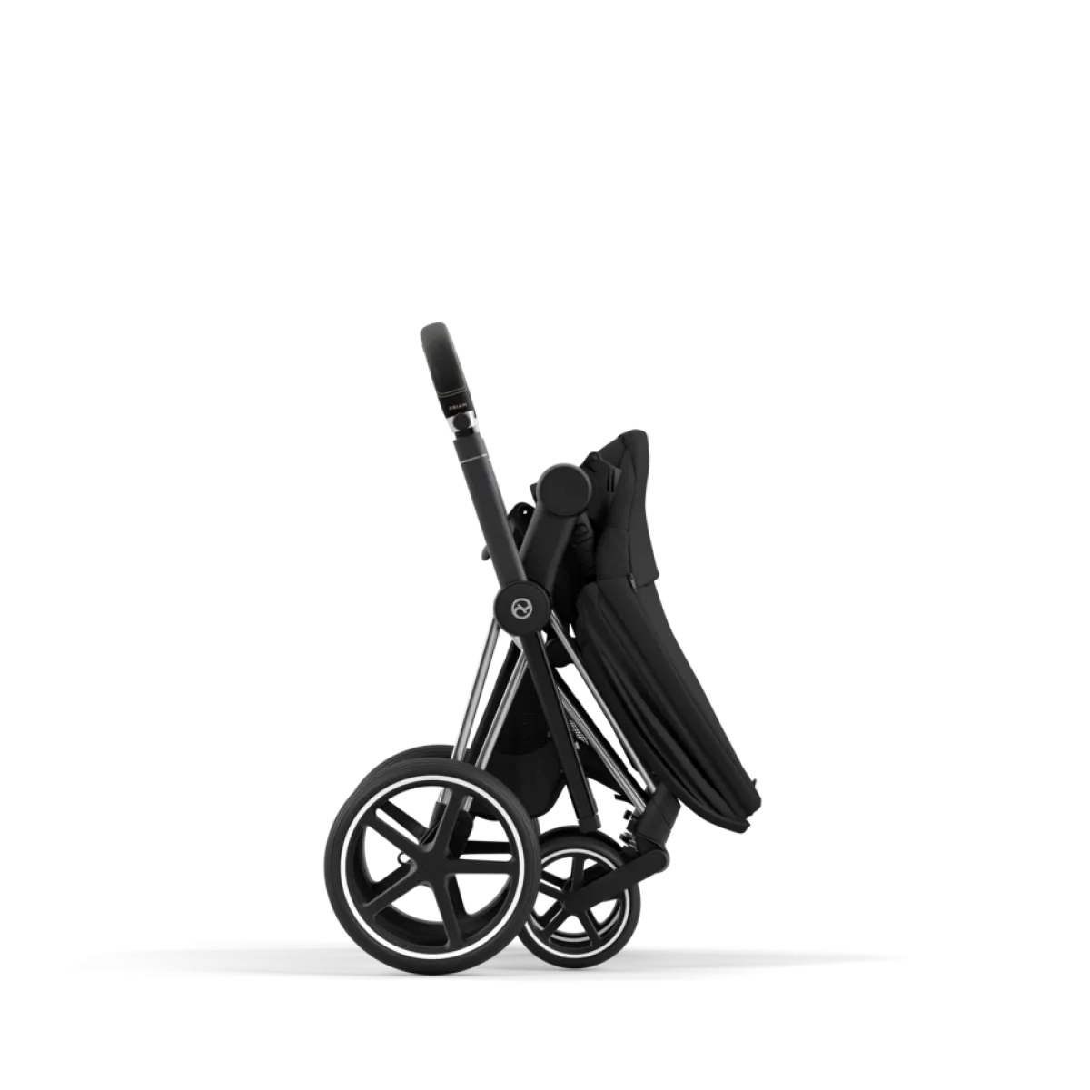 Cybex Combi Kinderwagens * Priam Kinderwagen Compleet Sepia Black - Chrome Black Frame Zwart