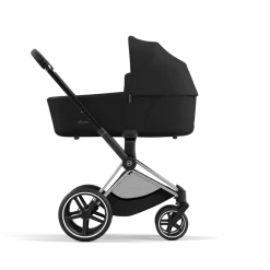 Cybex Combi Kinderwagens * Priam Kinderwagen Compleet Sepia Black - Chrome Black Frame Zwart