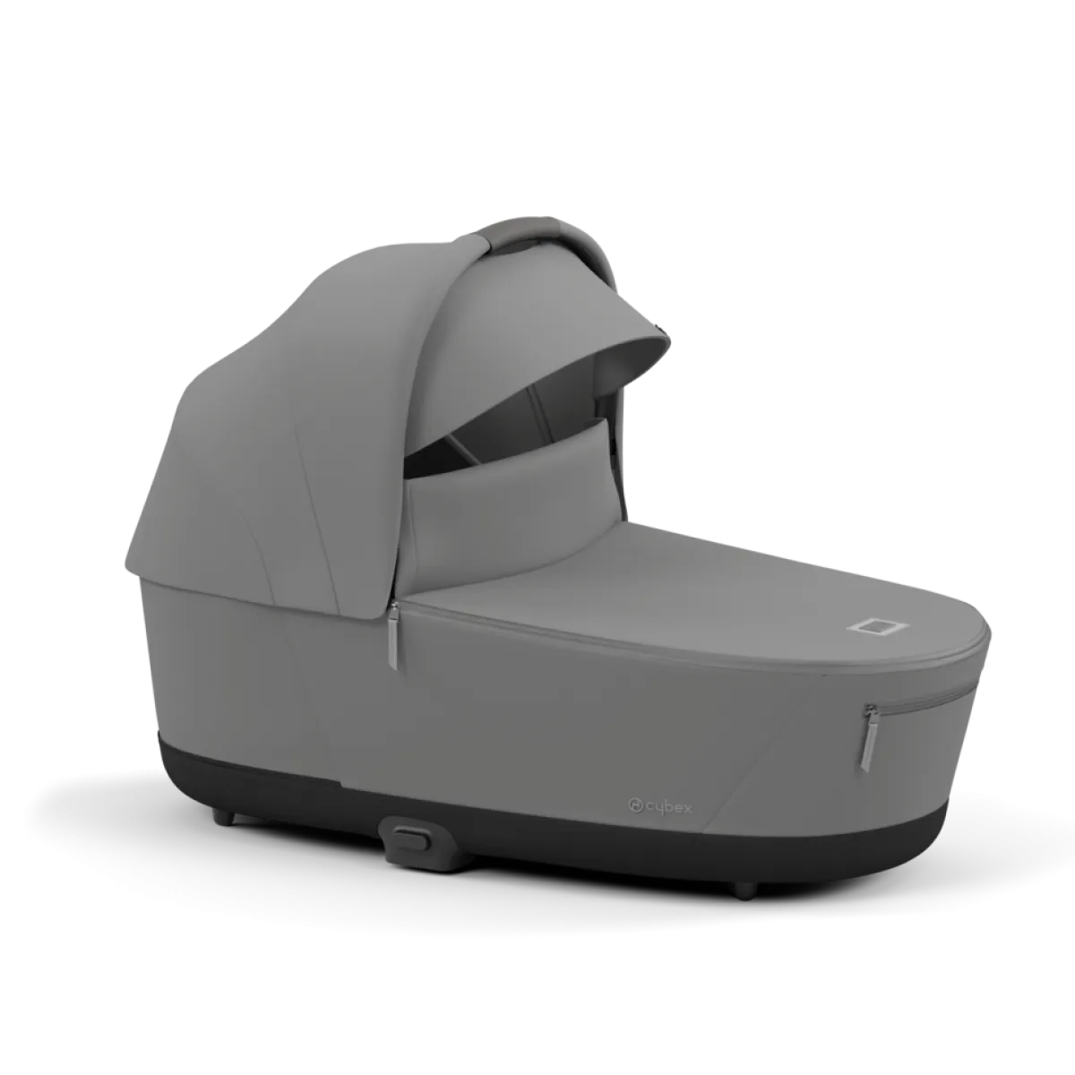 Cybex Combi Kinderwagens * Priam Kinderwagen Compleet Mirage Grey - Chrome Black Frame Grijs