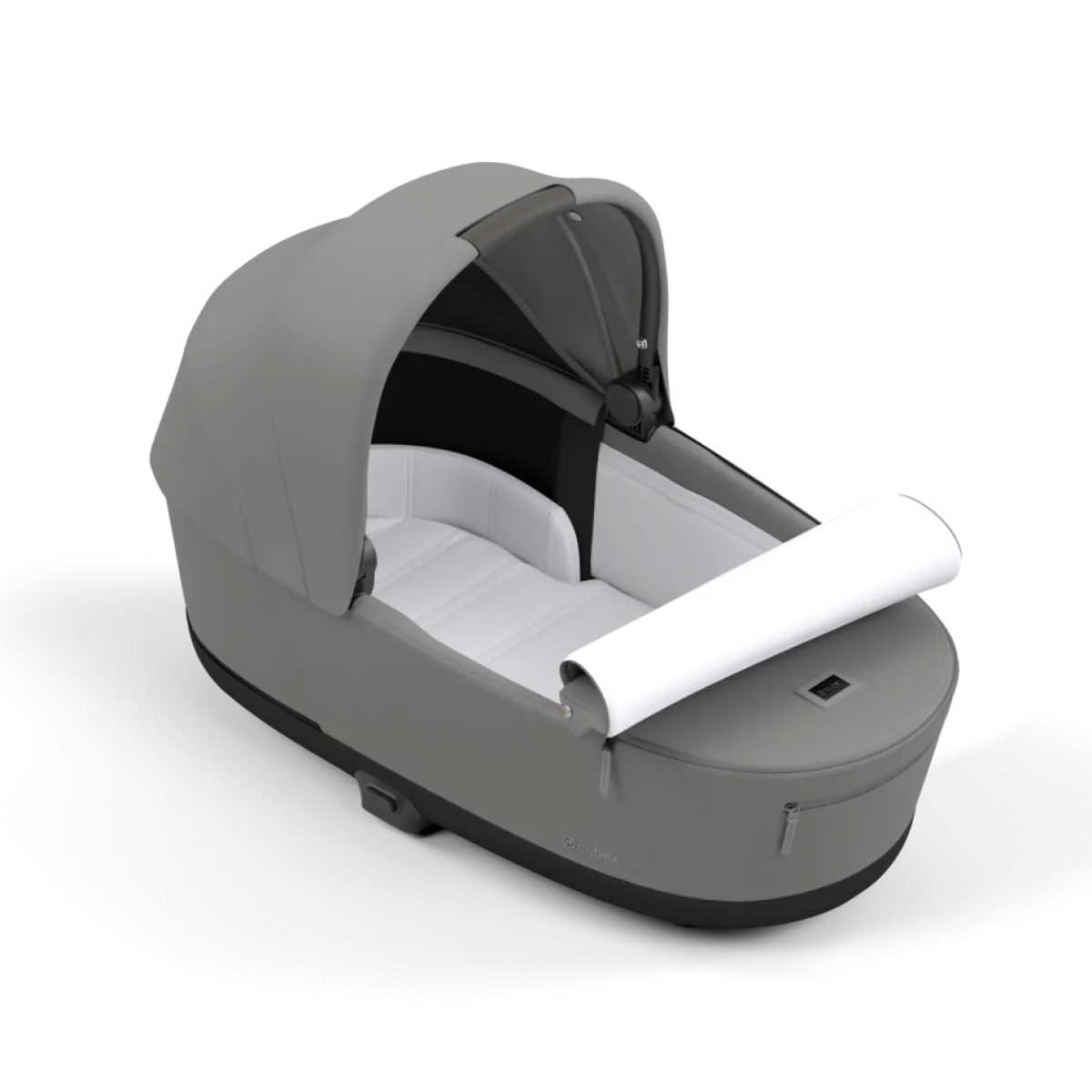 Cybex Combi Kinderwagens * Priam Kinderwagen Compleet Mirage Grey - Chrome Black Frame Grijs