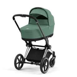 Cybex Combi Kinderwagens * Priam Kinderwagen Compleet Leaf Green - Chrome Black Frame Groen