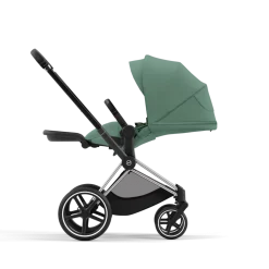 Cybex Combi Kinderwagens * Priam Kinderwagen Compleet Leaf Green - Chrome Black Frame Groen