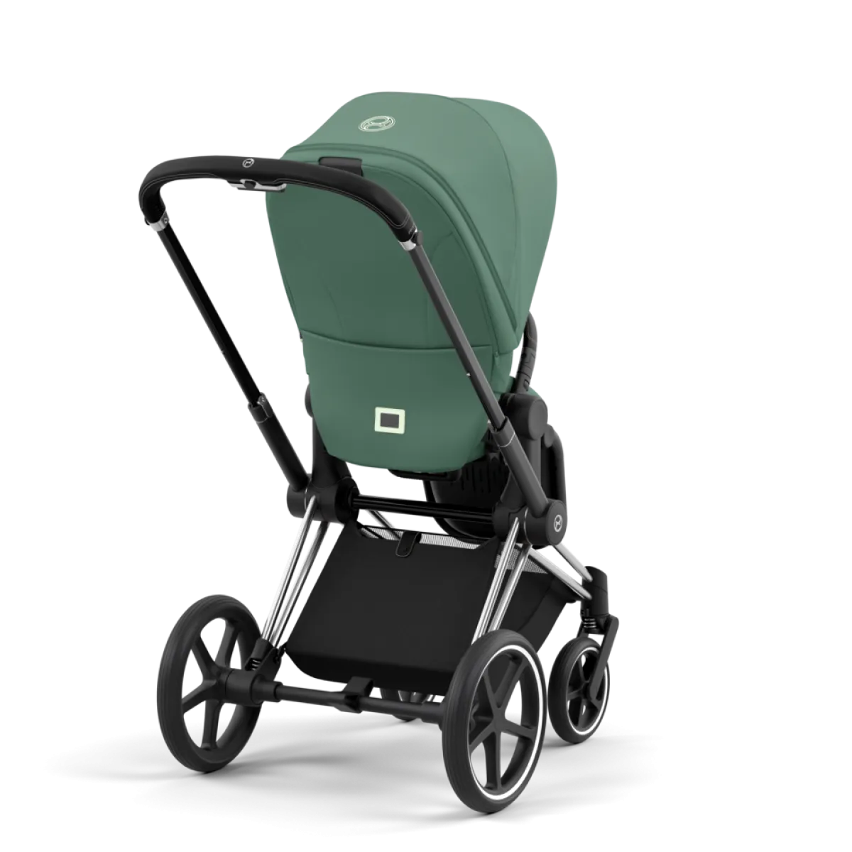 Cybex Combi Kinderwagens * Priam Kinderwagen Compleet Leaf Green - Chrome Black Frame Groen