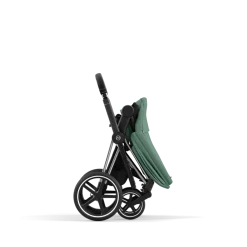 Cybex Combi Kinderwagens * Priam Kinderwagen Compleet Leaf Green - Chrome Black Frame Groen