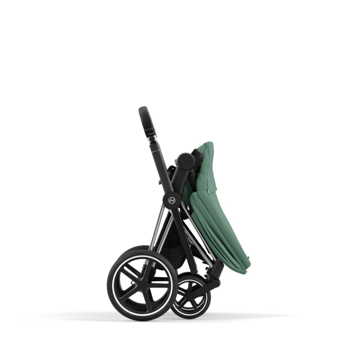 Cybex Combi Kinderwagens * Priam Kinderwagen Compleet Leaf Green - Chrome Black Frame Groen