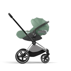 Cybex Combi Kinderwagens * Priam Kinderwagen Compleet Leaf Green - Chrome Black Frame Groen