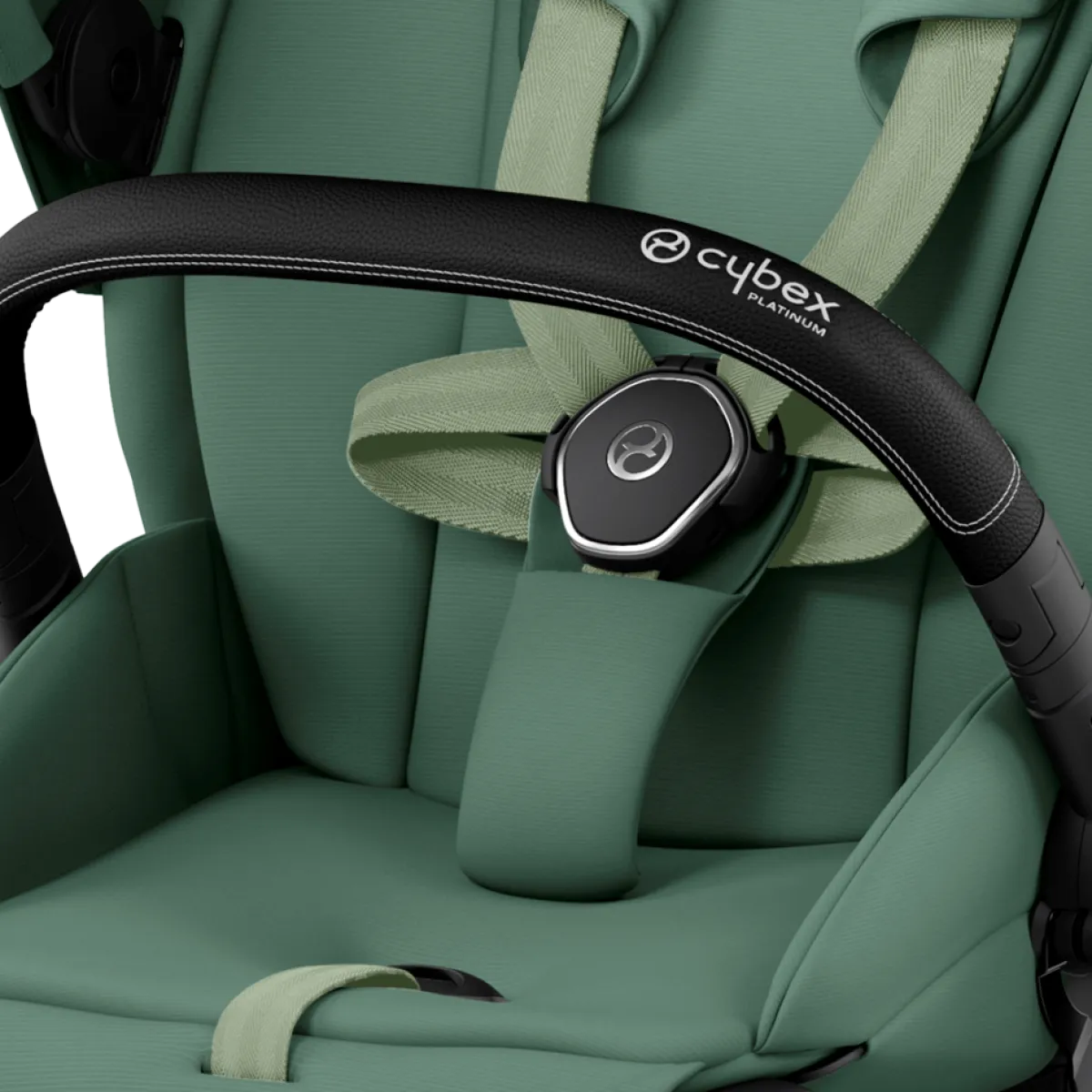 Cybex Combi Kinderwagens * Priam Kinderwagen Compleet Leaf Green - Chrome Black Frame Groen