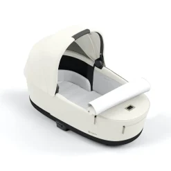 Cybex Combi Kinderwagens * Priam Kinderwagen Compleet Off White - Rosegold Frame Wit