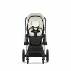 Cybex Combi Kinderwagens * Priam Kinderwagen Compleet Off White - Rosegold Frame Wit