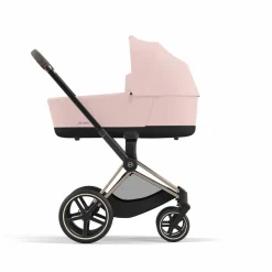 Cybex Combi Kinderwagens * Priam Kinderwagen Compleet Peach Pink - Rosegold Frame Roze
