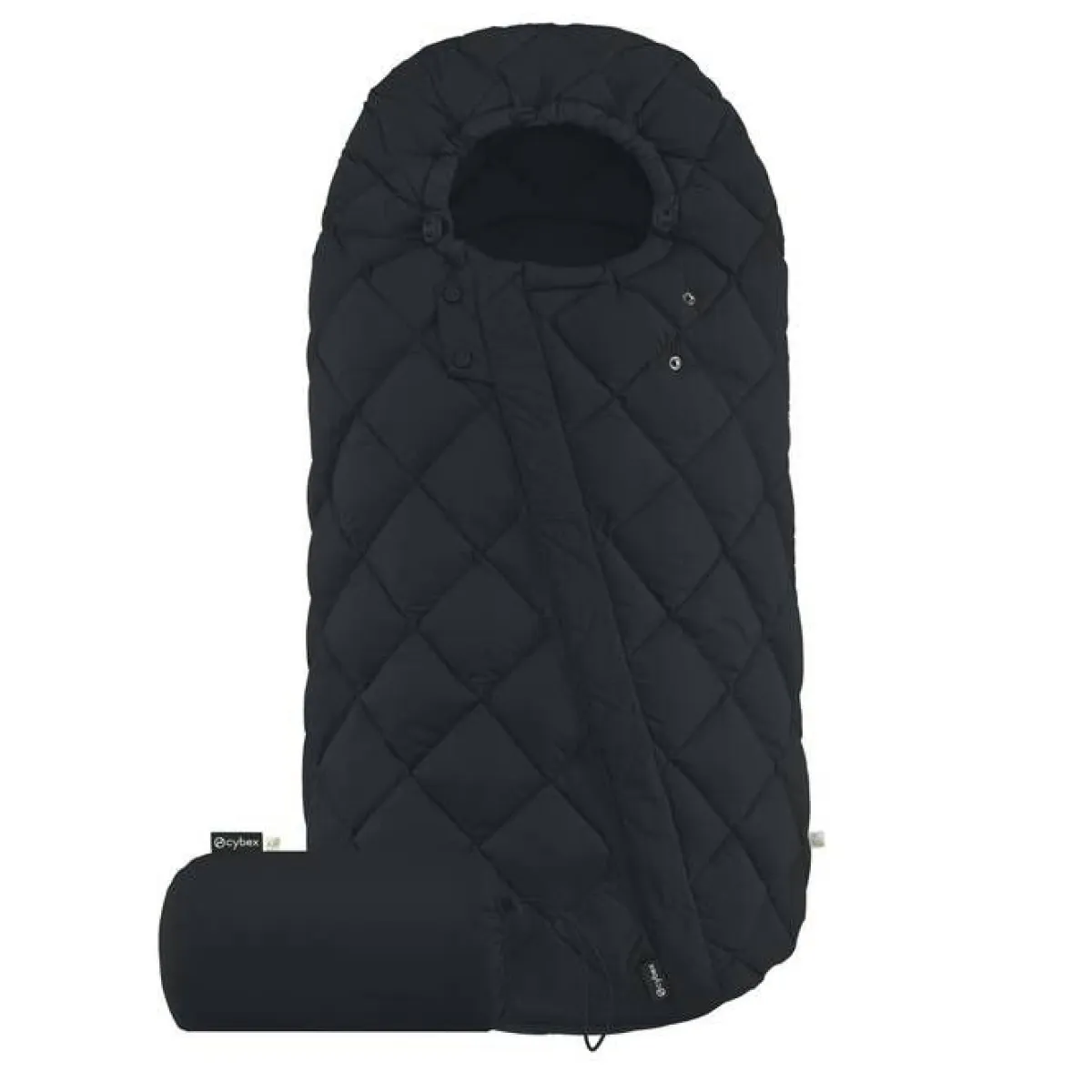 Cybex Voetenzakken * Voetenzak Snogga 2 Moon Black Zwart