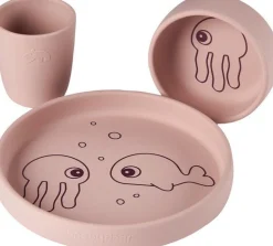 Done by Deer Kinderbordjes En Kinderbestek * Dinerset Sea Friends Powder