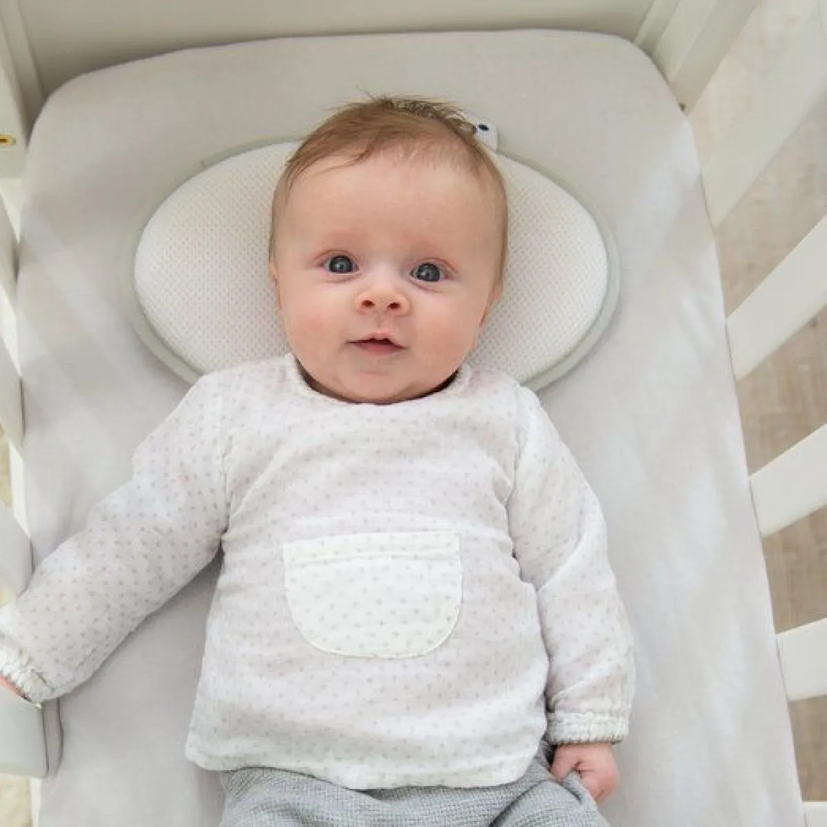 Doomoo Bedtextiel|Bedtextiel * Baby Pillow Ergonomisch Hoofdkussen White