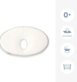 Doomoo Bedtextiel|Bedtextiel * Baby Pillow Ergonomisch Hoofdkussen White
