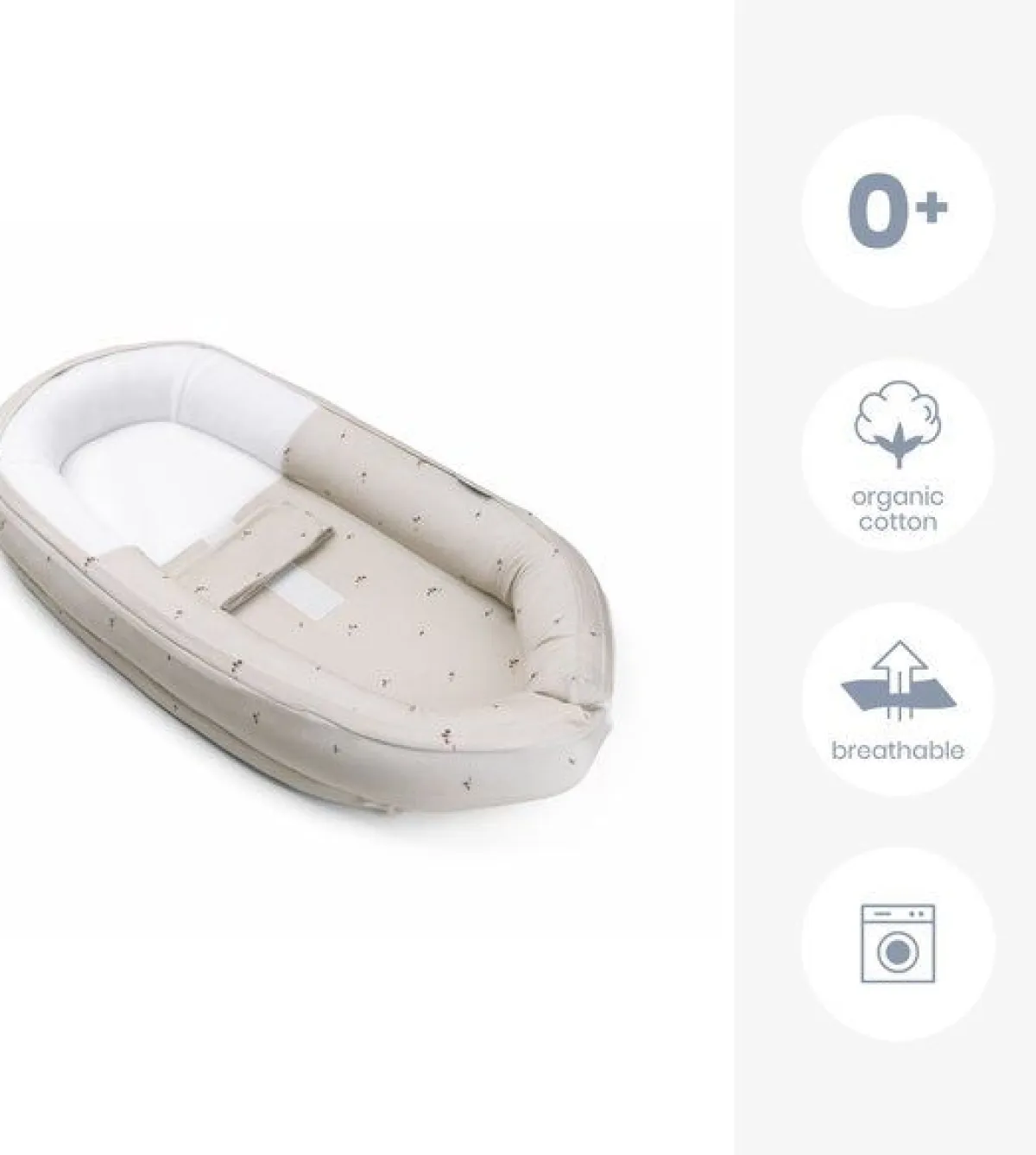 Doomoo Babynestjes * Cocoon Babynest Mushrooms Multicolor
