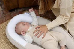 Doomoo Babynestjes * Cocoon Babynest Tetra Jersey Sand Zand