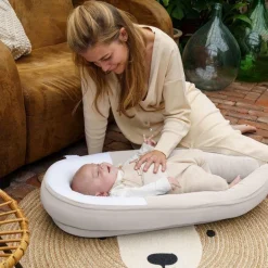 Doomoo Babynestjes * Cocoon Babynest Tetra Jersey Sand Zand
