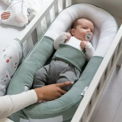 Doomoo Babynestjes * Cocoon Babynest Tetra Jersey Green Groen