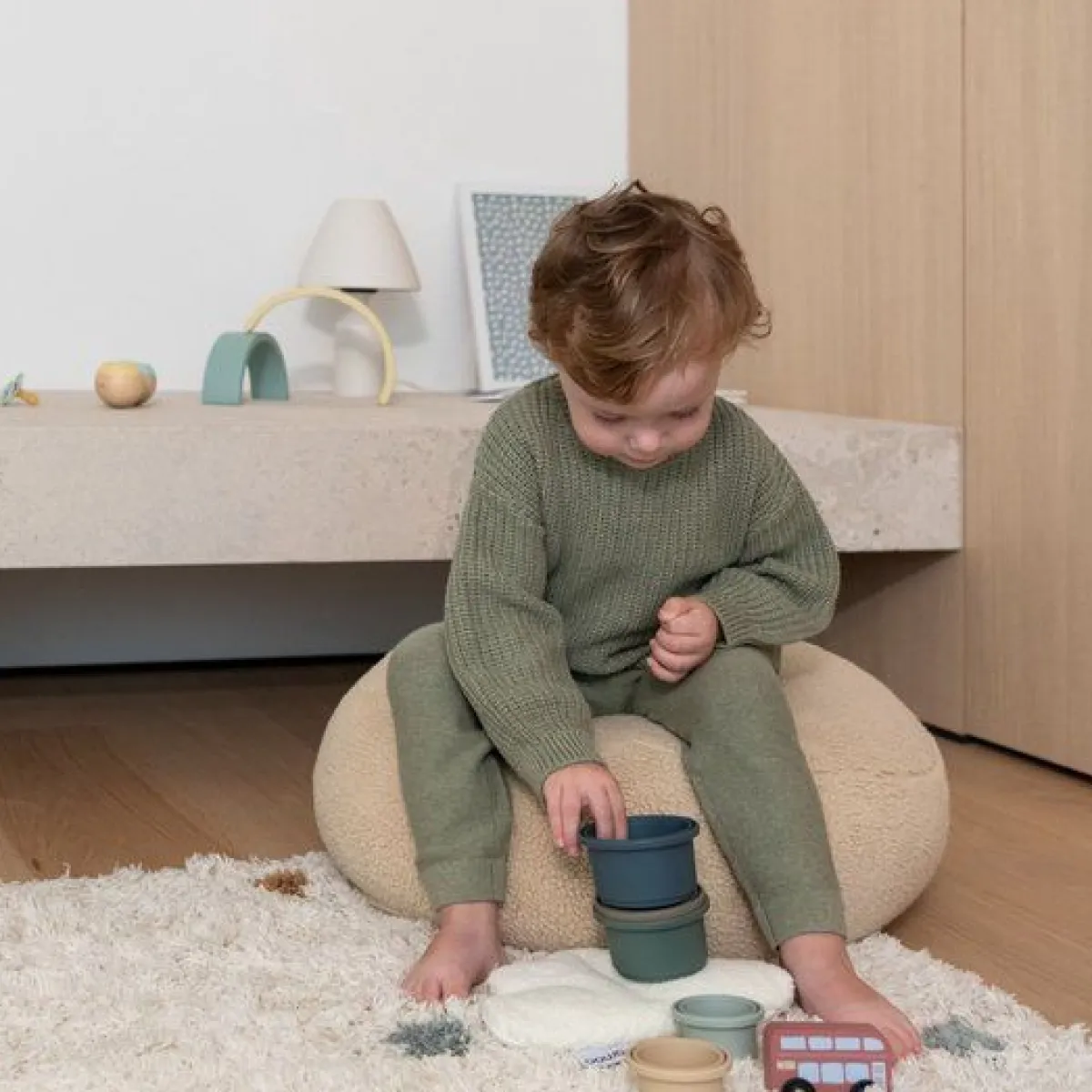 Doomoo Voedingskussens|Voedingskussens * Relax Cover Hoes Teddy Biscuit Bruin