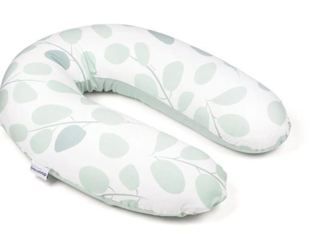 Doomoo Voedingskussens|Voedingskussens * Voedingskussen Buddy Leaves Aqua Green Groen