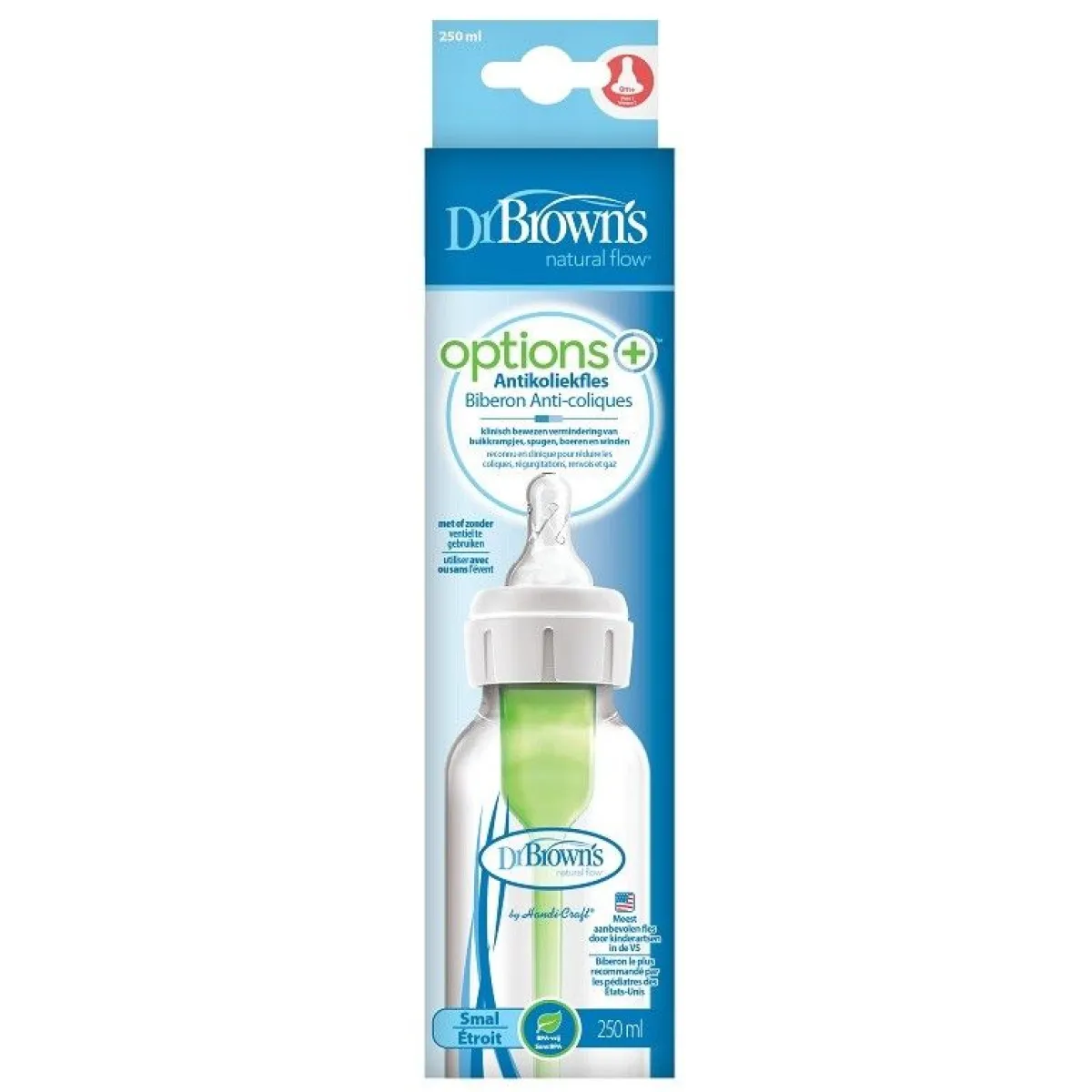 Dr. Brown's Flessen * Standaardfles Options+ Bottle 250 ml