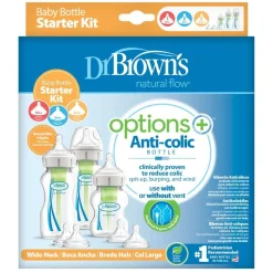 Dr. Brown's Flessen * Startpakket Options+ Brede Halsflessen