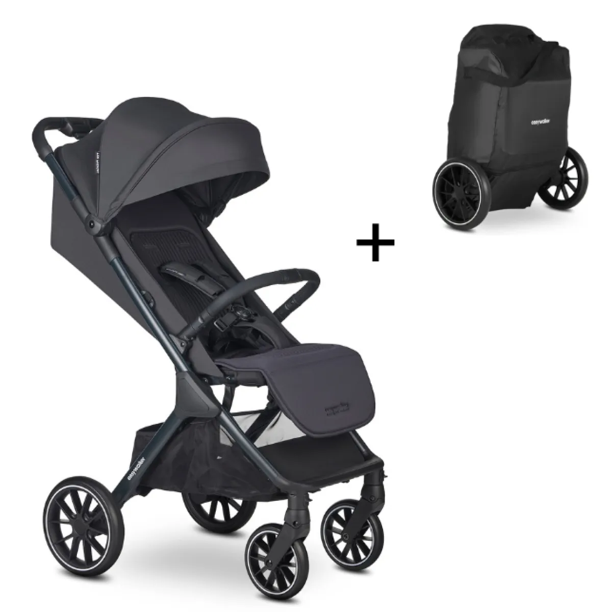 Easywalker Alle Buggy's * Buggy Jackey NXT XL Eclipse Black Zwart