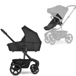 Easywalker Combi Kinderwagens * Kinderwagen Harvey NXT Compleet Eclipse Black Zwart