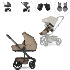 Easywalker Combi Kinderwagens * Kinderwagen Harvey NXT Compleet Mocha Brown Bruin