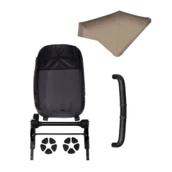 Easywalker Overige Accessoires * Uitbreidingsset Harvey NXT Mocha Brown Bruin