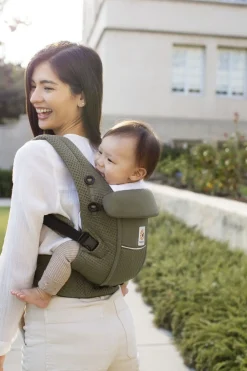 Ergobaby Ergobaby Draagzak * Draagzak 3P Adapt SoftFlex Mesh Olive Green Groen