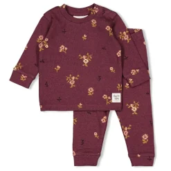 Feetje Pyjama's * Pyjama Premium Sleepwear Bonnie Bouquet Wijn Melange Rood