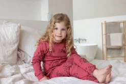Feetje Pyjama's * Pyjama Premium Sleepwear Howdy Holly Berry Roze