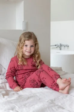 Feetje Pyjama's * Pyjama Premium Sleepwear Howdy Holly Berry Roze