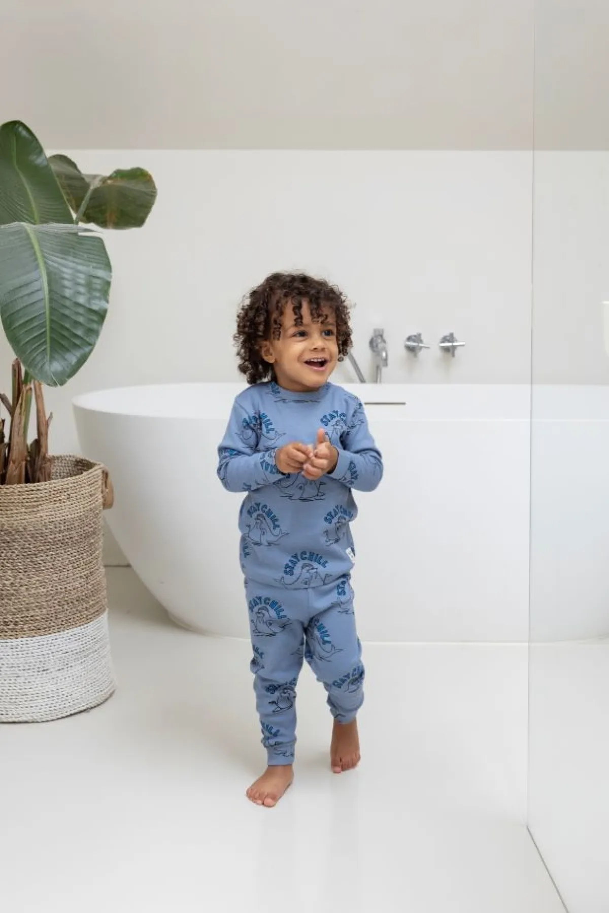 Feetje Pyjama's * Pyjama Premium Sleepwear Willy Walrus Blauw