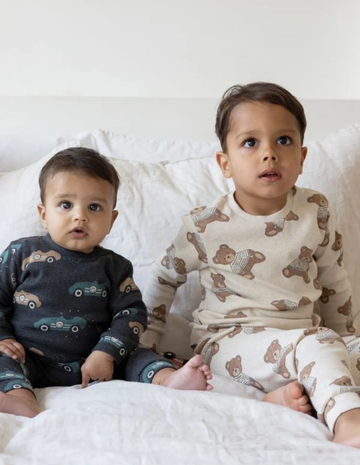 Feetje Pyjama's * Pyjama Premium Sleepwear Ricky Racer Antraciet Melange Grijs